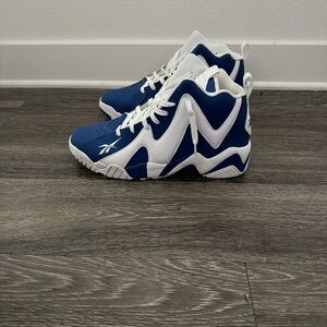 Reebok Classic Blue and White Sneakers
